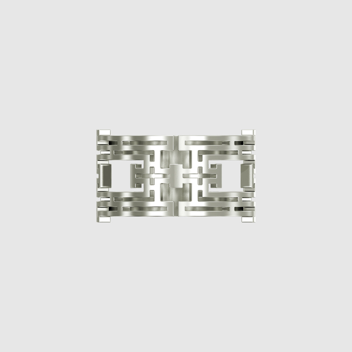 Bague homme en argent 925 tatum murumio vue de dessus
