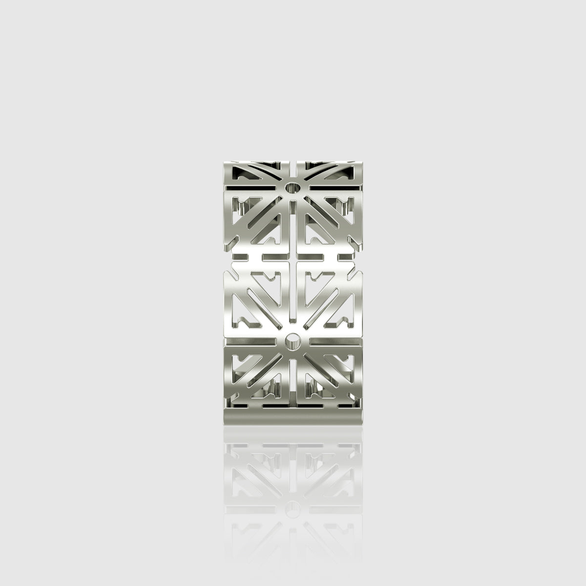 Bague homme en argent 925 xicanta murumio vue de droite