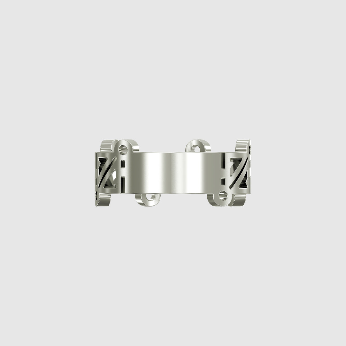 Bague homme en argent 925 xorvo murumio vue de dessous